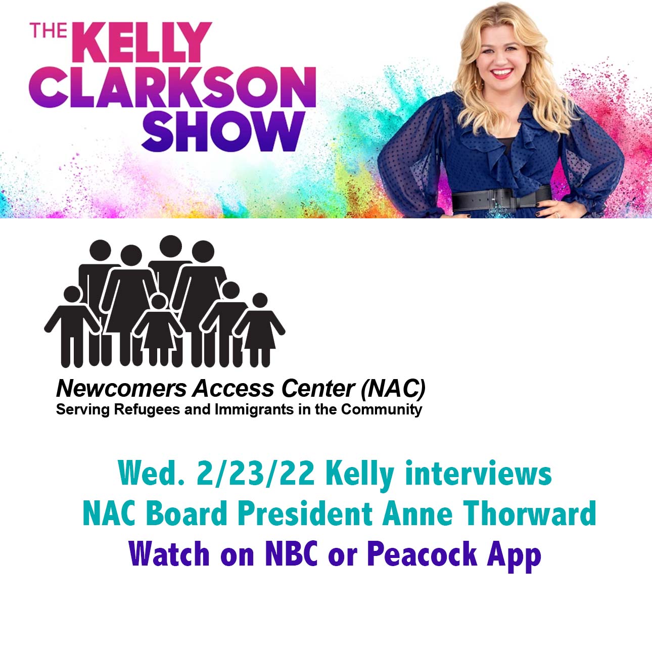 NAC on Kelly Clarkson Show