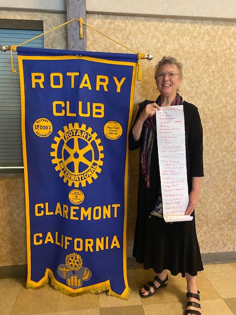 NAC at Claremont Rotary