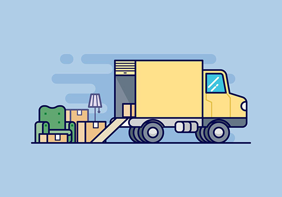 moving van illustration