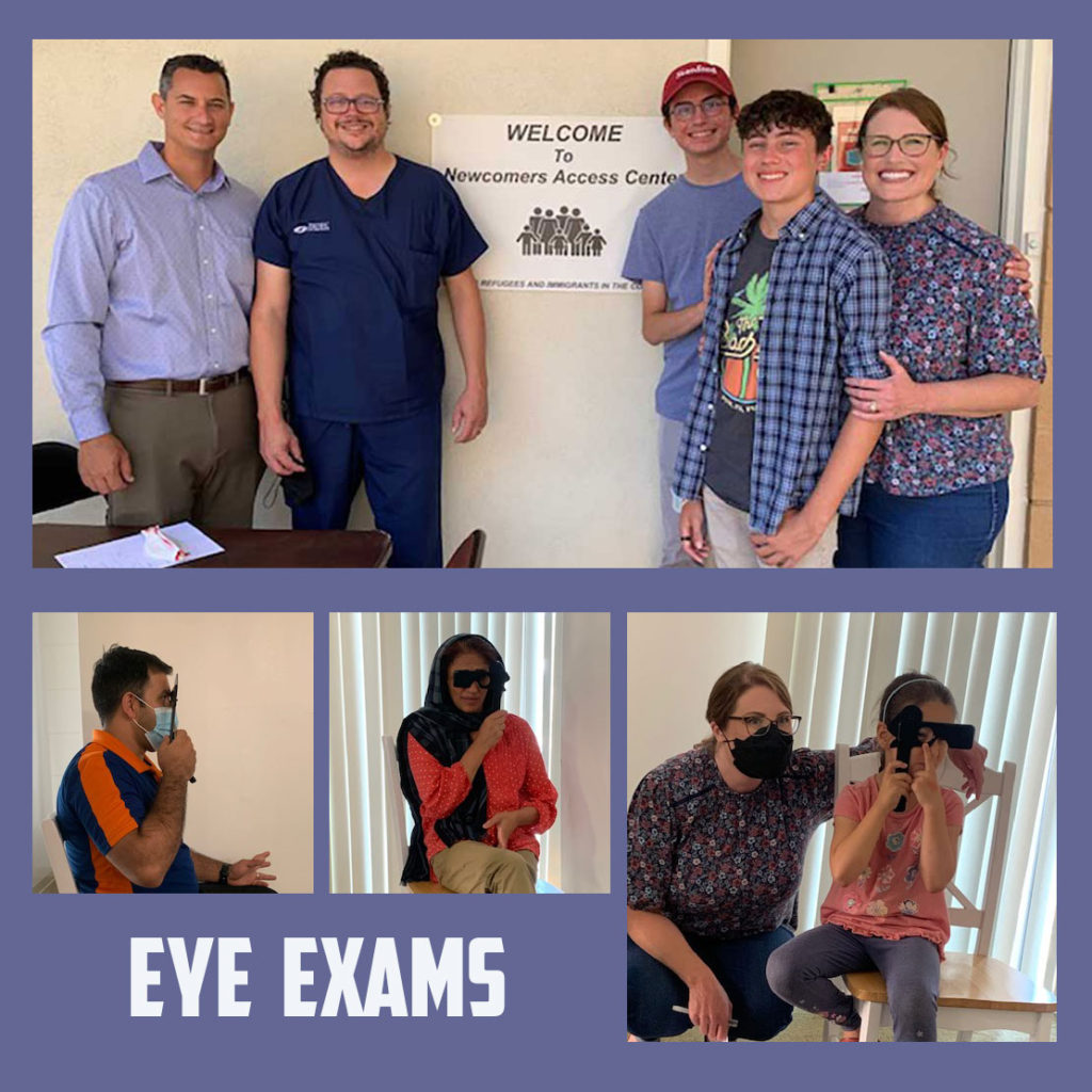 eye exam at NAC photo