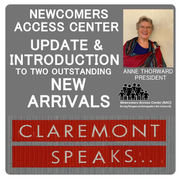 Update on Claremont Speaks