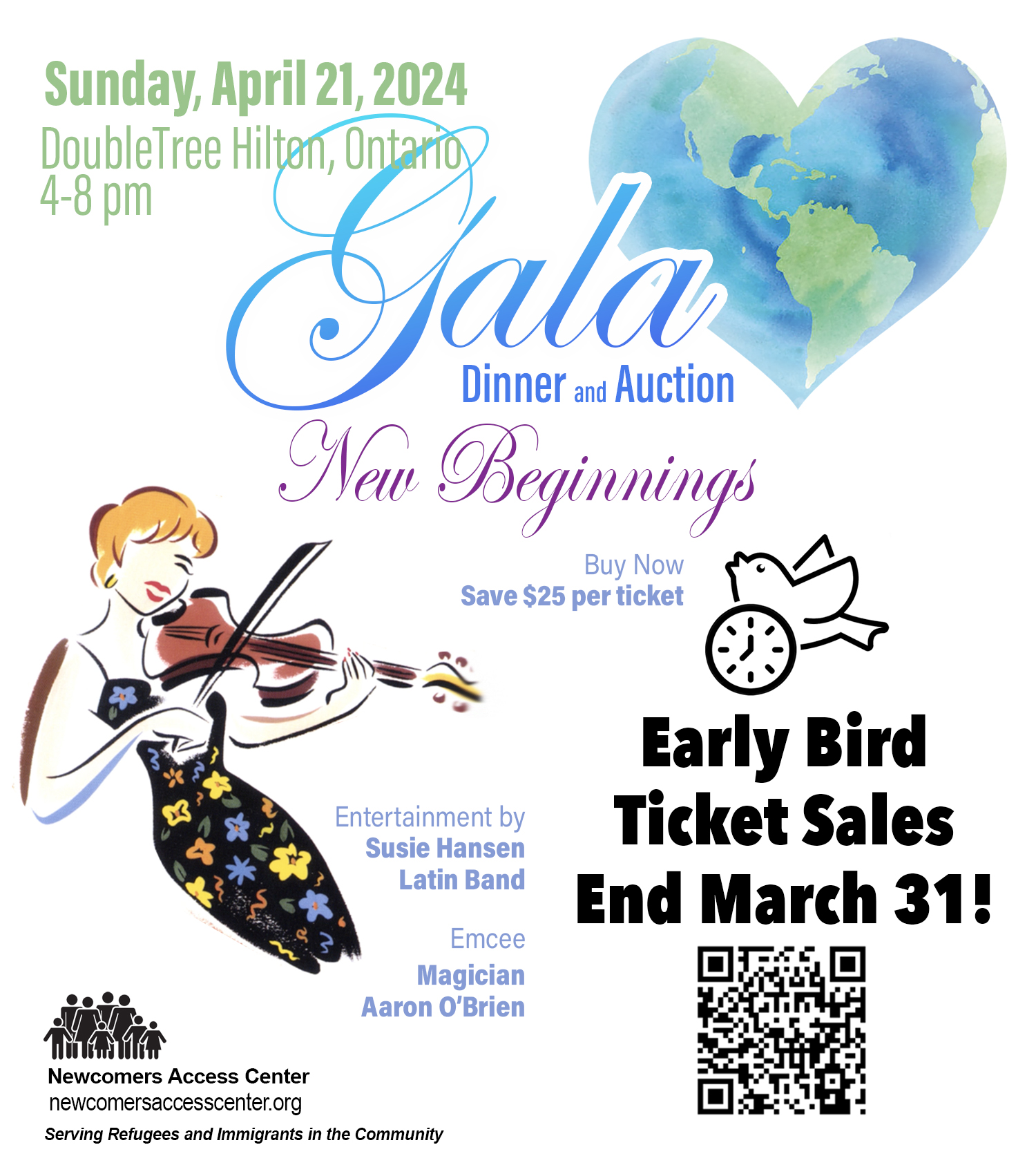 Discounted Tickets for Gala Ends March 31